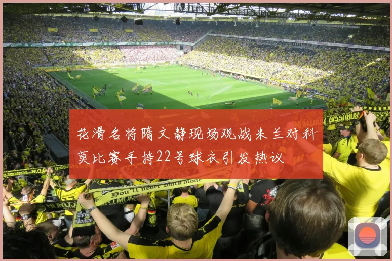 花滑名将隋文静现场观战米兰对科莫比赛手持22号球衣引发热议